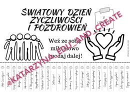 Dzień życzliwości - karteczki z miłymi słowami