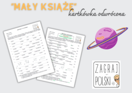 Kartkówka odwrócona – „Mały Książę” Antoine'a de Sait-Exupéry'ego