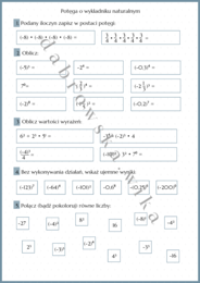 Potęga o wykładniku naturalnym