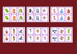 DZIEŃ POSTACI Z BAJEK – biblioteka – świetlica – przedszkole - MEMORY - 36 szt.