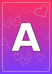 Girlanda WALENTYNKI – napis do druku (PDF, 10 liter)