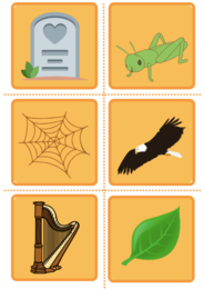 Juliusz Słowacki "Grób Agamemnona" – karty obrazkowe