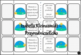 Notatka okienkowa/stacja zadaniowe/notatka interaktywna/notatka graficzna/karta pracy/sketchnotka „Pozorny ruch Słońca po niebie” w pdf. Przyroda 4, Geografia 6 , dział „Ruchy Ziemi”. Materiał wykonany na podstawie podręcznika z wydawnictwa Nowa Era – no