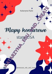 Mapy konturowe - stany USA