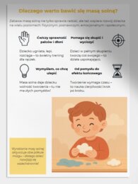 Zabawy sensoryczne: masa solna – lepiemy chmurki, deszczowe krajobrazy