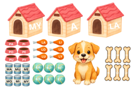 Nauka czytania metodą sylabową - pomoc dydaktyczna