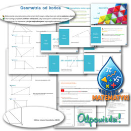 Geometria od końca praktyka powtórka z geometrii scenariusz karty pracy #ZadaniaPozaSchematem