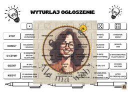 Wyturlaj ogłoszenie/zaproszenie.