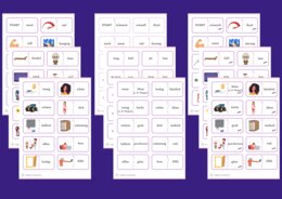 Niemiecki: Przymiotniki; 3 zestawy DOMINO; poziom A1/A2