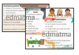 Zasady na matematyce - z kryteriami MYP