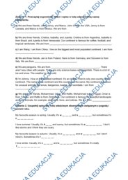 Brainy 5 Unit 1 - karta pracy / powtórka do sprawdzianu / sprawdzian alternatywny