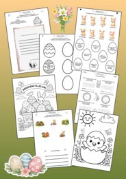 Wielkanocne karty pracy 1-3