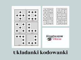 Układanki lewopółkulowe - zestaw 48 kart do kodowania