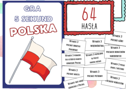 5 Sekund POLSKA - Edukacyjna Gra Towarzyska dla Szkół | Wiedza o Polsce w Dynamicznej Formie