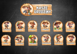 NASZE URODZINY KALENDARZ URODZIN TROPICIELE