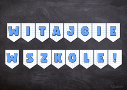 WITAJCIE W SZKOLE! - GIRLANDA