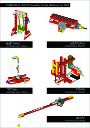 Instrukcja tratwa LEGO ® Education Maszyny Proste (nr 9689), simple machines set- robotyka dla dzieci