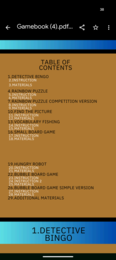 Gamebook  (English for Young Learners)