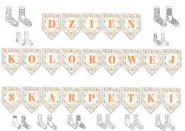 Dzień Kolorowej Skarpetki wzór 2