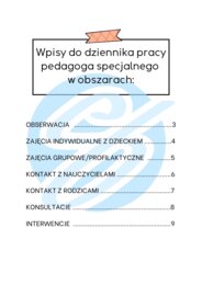 Pedagog specjalny w szkole podstawowej – przykładowe wpisy do dziennika