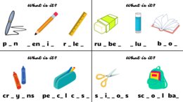 What is it? Powtórka ze słownictwa dla klas 1-3