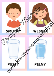 Przeciwieństwa - zestaw 52 kart