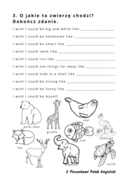 Nauka kolorów, zwierząt i konstrukcji I wish I could - The Mixed-Up Chameleon | Eric Carle