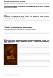 Karty pracy lektury licealne - krytyczne czytanie