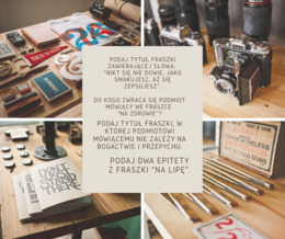 Fraszki Jana Kochanowskiego - konkurs Narodowe Czytanie