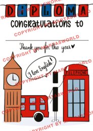 Diploma - Dyplom Językowych Osiągnięć 🇬🇧👏🏻💫