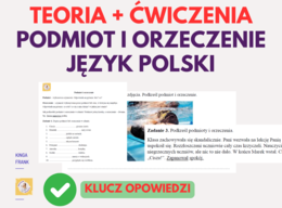 📚 Podmiot i orzeczenie – teoria + ćwiczenia! ✍️