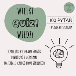 WIELKI QUIZ WIEDZY - wersja rozszerzona