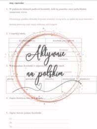 Kartkówka - liczebniki