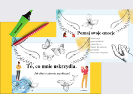 ,,To, co mnie uskrzydla. Jak dbać o zdrowie psychiczne?"- materiał na gazetkę+prezentacja na zajęcia z peadagogiem, wychowawcą, psychologiem.