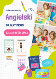 Angielski – części ciała 👧👦 📘 30 kart pracy
