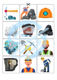 Memory na Dzień Górnika – Edukacyjne Zabawa Pamięciowa dla Przedszkoli