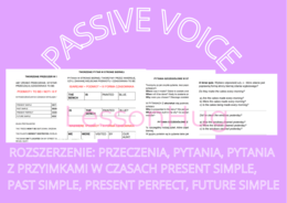 Passive voice rozszerzenie: przeczenia, pytania i pytania z przyimkami