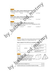 Zeszyt przygotowań do E8 z matematyki – geometria płaska i geometria przestrzenna