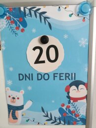 Ferie - odliczanie, ile dni zostało do ferii.