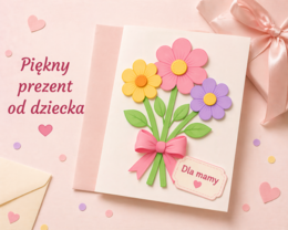 Bukiet dla mamy – praca plastyczno-techniczna