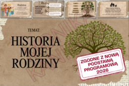 Historia mojej rodziny - prezentacja historia klasa 4 NOWA PODSTAWA