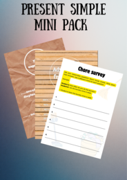 Present Simple – House Chores | Mini Pack: Speaking, Frequency & Time Expressions