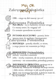 Mój zeszyt jest OK - zasady prowadzenia zeszytu w oparciu o strategie oceniania kształtującego.