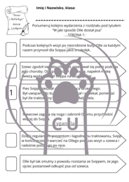 Karty pracy z odpowiedziami do lektury Astrid Lindgren "Dzieci z Bullerbyn"