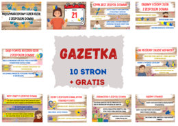 Międzynarodowy Dzień Osób z Zespołem Downa/ Dzień Kolorowej Skarpetki/21 marca - GAZETKA + GRATIS