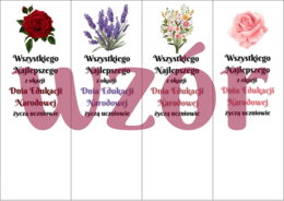 Kartki dla nauczycieli z okazji Dnia Edukacji Narodowej