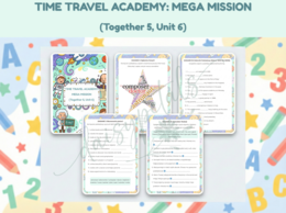 TIME TRAVEL ACADEMY: Mega Karta Pracy + Klucz | Together 5 (Unit 6) | Was/Were, Zawody, Daty