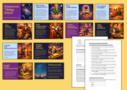 🌹🪐"MAŁY KSIĄŻĘ" - Bohaterowie- prezentacja + karta pracy z odpowiedziami