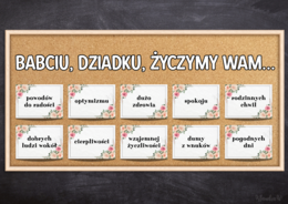 Babciu, Dziadku, życzymy Wam… - gazetka szkolna na Dzień Babci i Dziadka