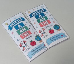 ARTICLES: A, AN, THE – składana miniksiążeczka + ćwiczenia | A1–A2 | PDF